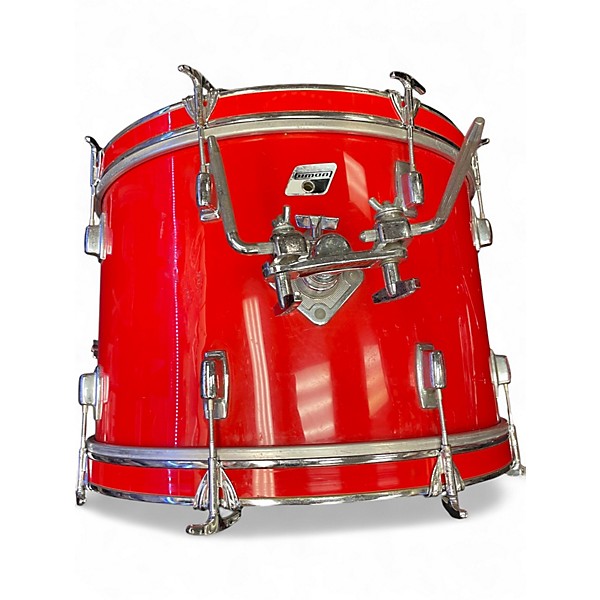 Used Ludwig 4 Piece Vintage Rocker Red Drum Kit