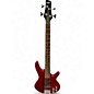 Used Ibanez GSR200 Transparent red Electric Bass Guitar thumbnail