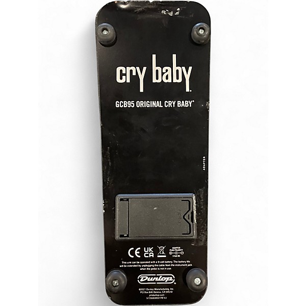 Used Dunlop GCB95 Original Crybaby Wah Effect Pedal | Guitar Center
