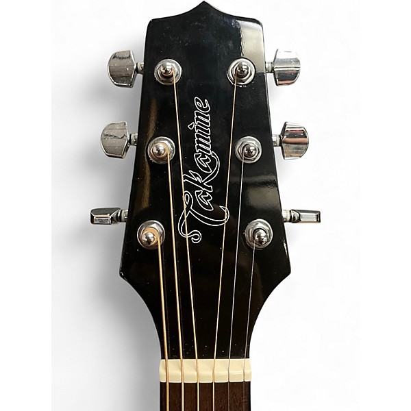 Used Takamine GD30CE Black Acoustic Electric Guitar