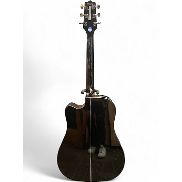Used Takamine GD30CE Black Acoustic Electric Guitar