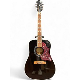 Used Epiphone Hummingbird Pro Black Acoustic Electric Guitar