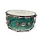 Used DW 6.5X14 Design Series Acrylic Snare sea glass Drum thumbnail