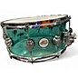 Used DW 6.5X14 Design Series Acrylic Snare sea glass Drum