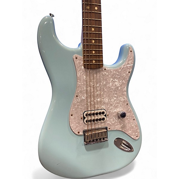 Used Fender Tom Delonge Signature Stratocaster Sonic Blue Solid Body Electric Guitar