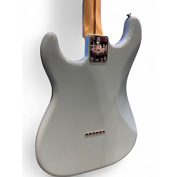 Used Fender Tom Delonge Signature Stratocaster Sonic Blue Solid Body Electric Guitar