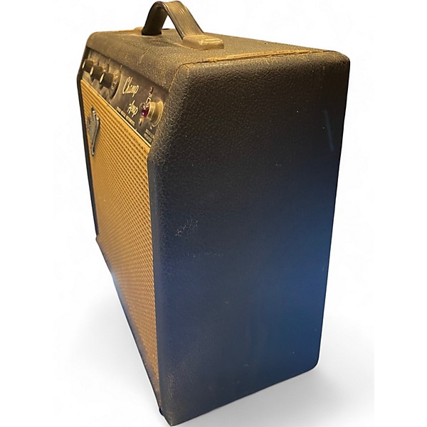Vintage 1966 Fender 1966 fender champ black Tube Guitar Combo Amp