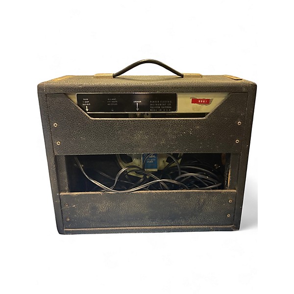 Vintage 1966 Fender 1966 fender champ black Tube Guitar Combo Amp