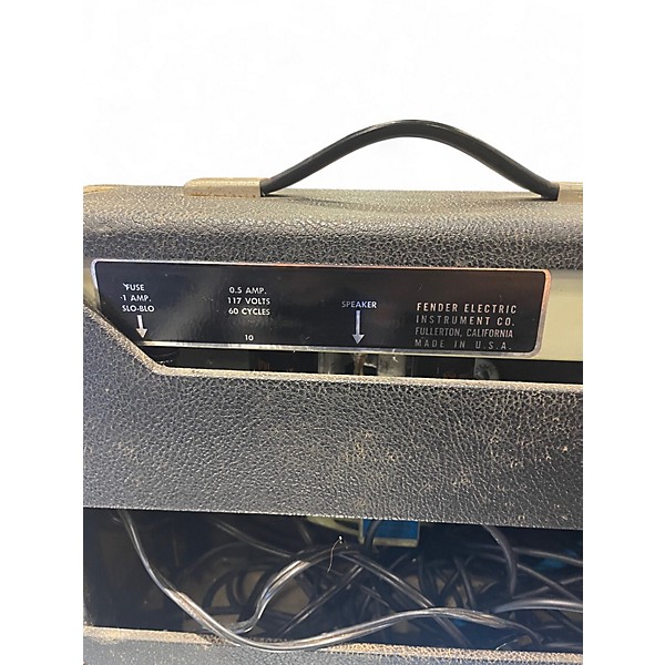 Vintage 1966 Fender 1966 fender champ black Tube Guitar Combo Amp