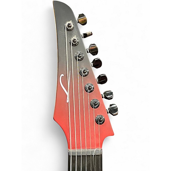 Used 2025 Legator Ninja Performance 7 Red to Black Fade Solid Body Electric Guitar