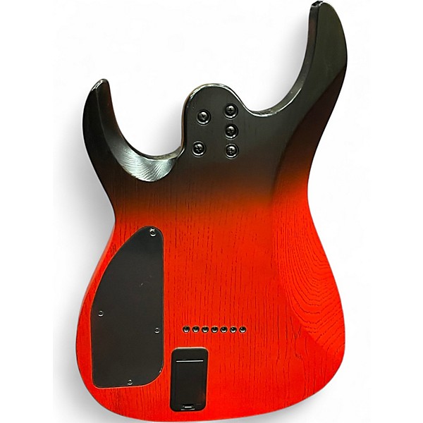 Used 2025 Legator Ninja Performance 7 Red to Black Fade Solid Body Electric Guitar