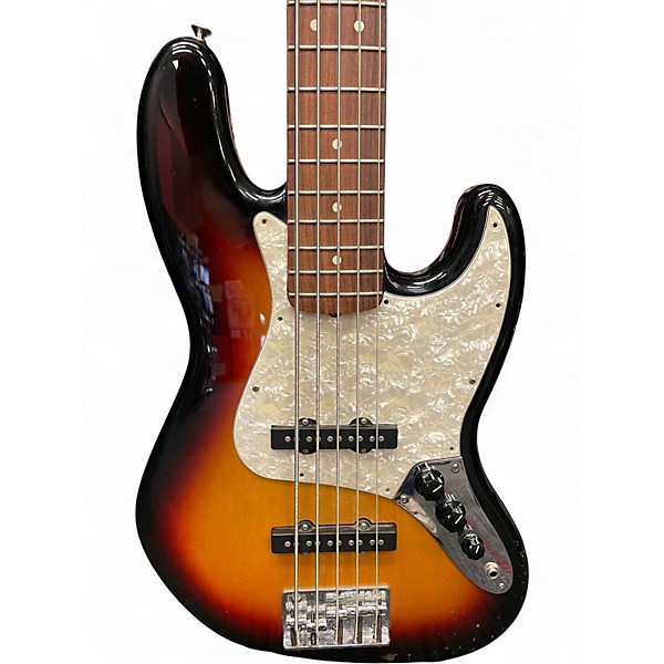 Used Fender Player Jazz Bass V 2 Color Sunburst Electric Bass Guitar