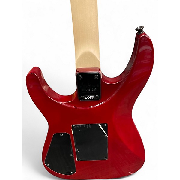 Used Jackson JS32 Dinky Red Tiger Stripe Solid Body Electric Guitar