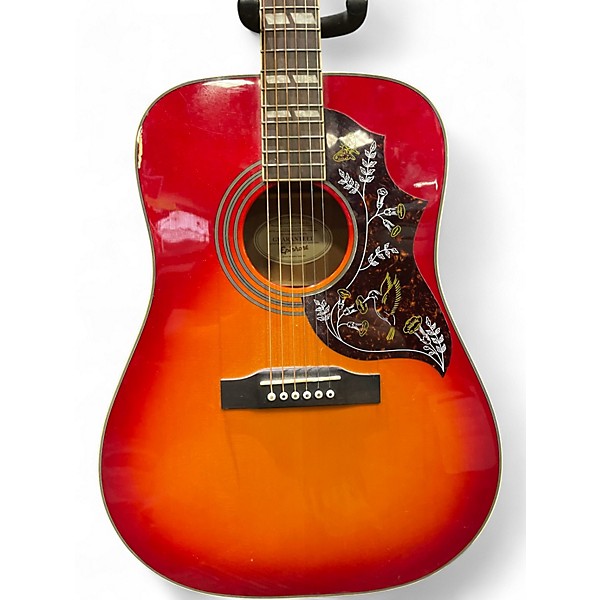 Used Epiphone Hummingbird Heritage Cherry Sunburst Acoustic Guitar