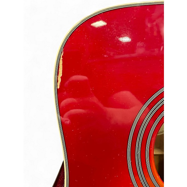Used Epiphone Hummingbird Heritage Cherry Sunburst Acoustic Guitar
