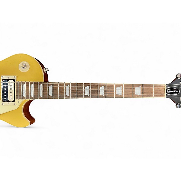 Used Epiphone Les Paul Traditional Pro IV Gold Top Solid Body Electric Guitar