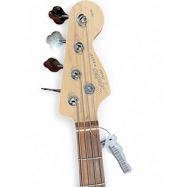 Used Squier Affinity Precision Bass Coral Red Electric Bass Guitar