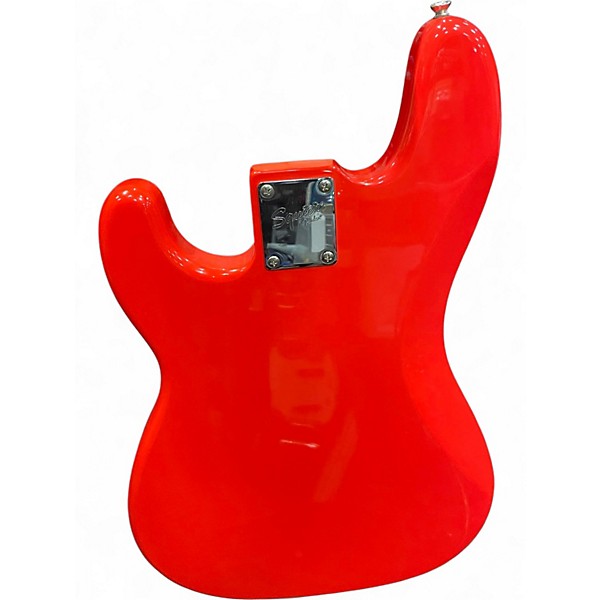 Used Squier Affinity Precision Bass Coral Red Electric Bass Guitar