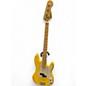 Used Squier SONIC PRECISION BASS GRAFITI YELLOW Electric Bass Guitar thumbnail