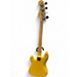 Used Squier SONIC PRECISION BASS GRAFITI YELLOW Electric Bass Guitar