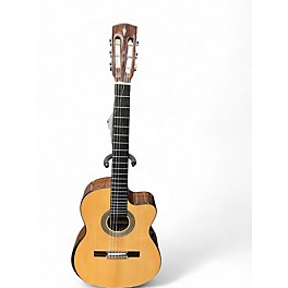 Used 2025 Alvarez AC70HCE Natural Classical Acoustic Electric Guitar