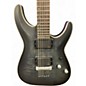 Used Schecter C-1 PLATINUM Trans Black Solid Body Electric Guitar