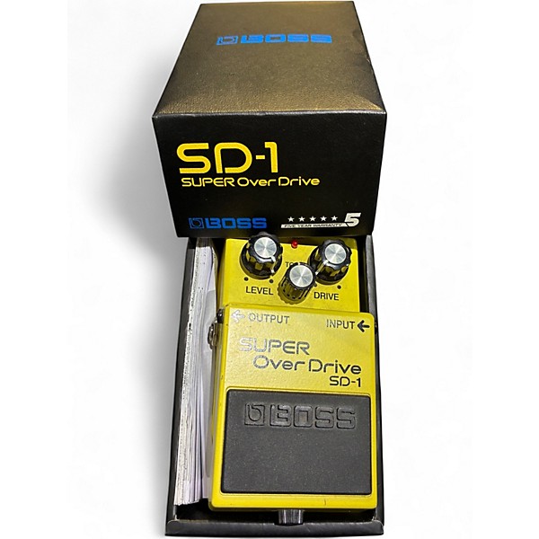 Used BOSS SD-1 Effect Pedal Package
