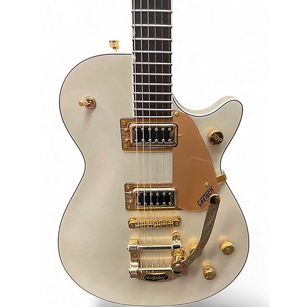 Used 2024 Gretsch G5237GT CHAMPAIGN WHITE Solid Body Electric Guitar