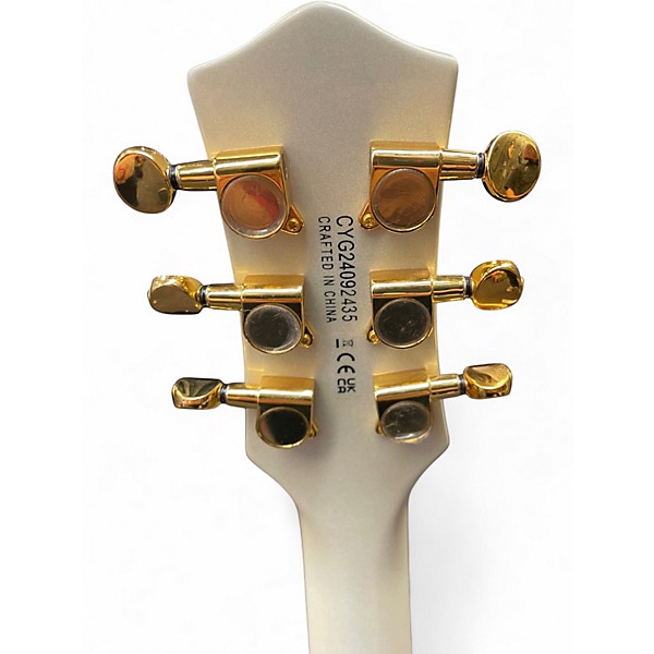 Used 2024 Gretsch G5237GT CHAMPAIGN WHITE Solid Body Electric Guitar