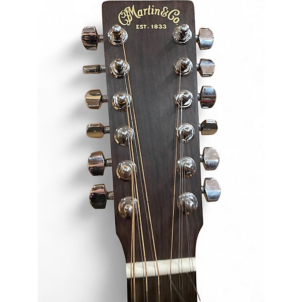 Used Martin DX2E 12 String Natural 12 String Acoustic Guitar