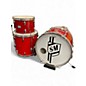 Used 1960s Polaris 3 Piece Vintage MIJ Luan Poplar Red Sparkle Drum Kit thumbnail