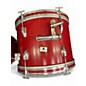 Used 1960s Polaris 3 Piece Vintage MIJ Luan Poplar Red Sparkle Drum Kit