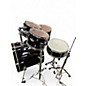 Used Pearl 5 Piece Export Jet Black Drum Kit