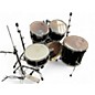 Used Pearl 5 Piece Export Jet Black Drum Kit