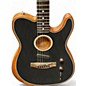 Used Fender Acoustasonic Standard Telecaster Black Acoustic Electric Guitar