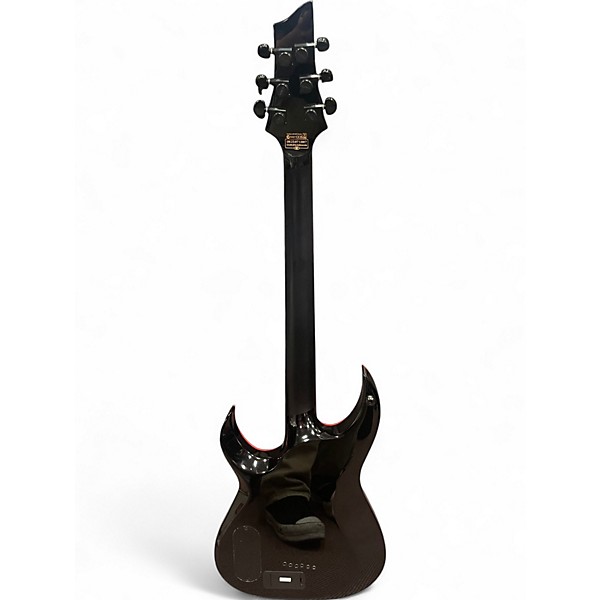 Used Schecter Guitar Research Sunset-6 Red Dawn Black Solid Body Electric Guitar