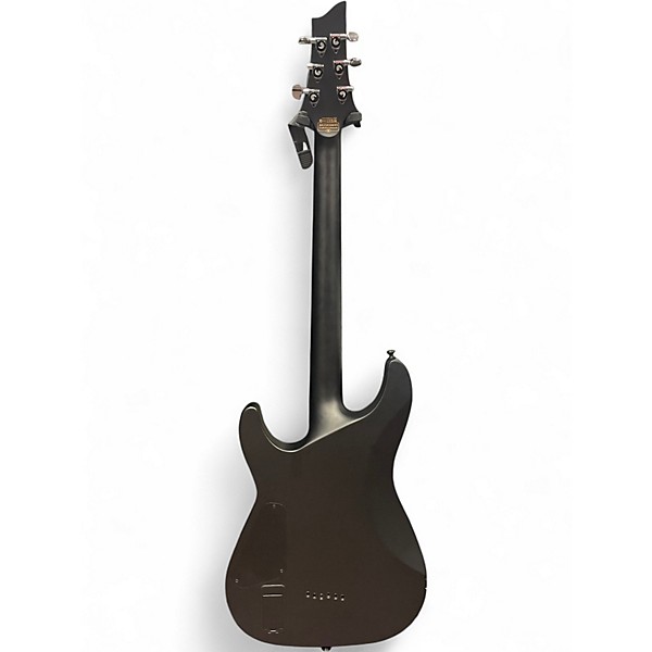 Used Schecter Guitar Research C1 Platinum Blackout Black Solid Body Electric Guitar