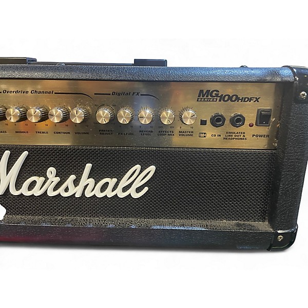 Used Marshall MG100HDFX 100W Solid State Guitar Amp Head