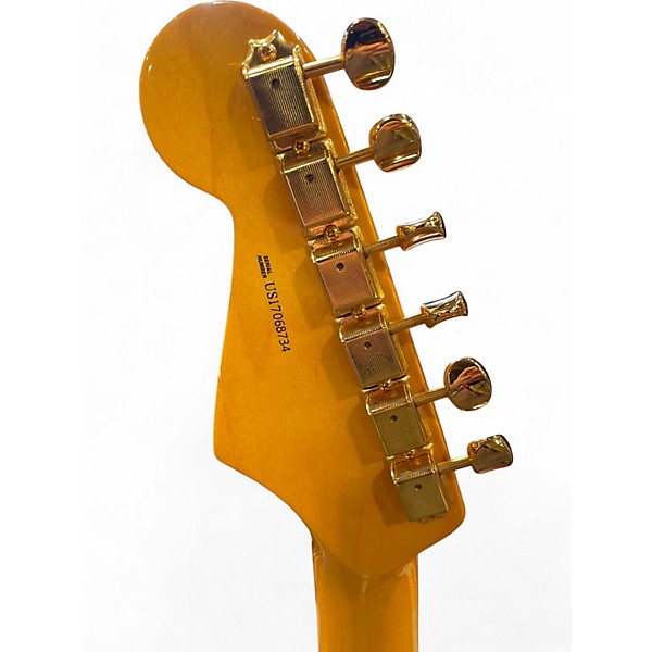 Used Fender Artist Series Stevie Ray Vaughan Stratocaster 3 Color Sunburst Solid Body Electric Guitar