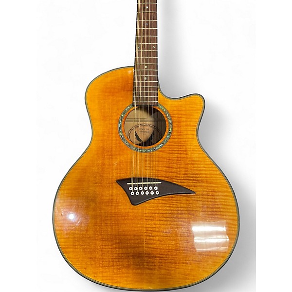 Used Dean EFM12TGE TIGERS EYE 12 String Acoustic Guitar