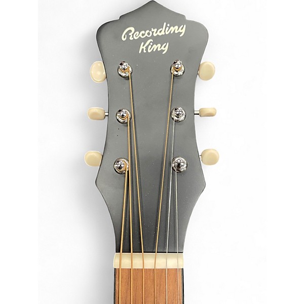 Used Recording King RDS-7-MBK Black Acoustic Guitar