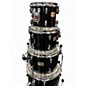 Used Yamaha 6 Piece Stage Custom KIT Trans Black Drum Kit