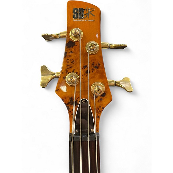 Used Ibanez SR650PB Amber Electric Bass Guitar