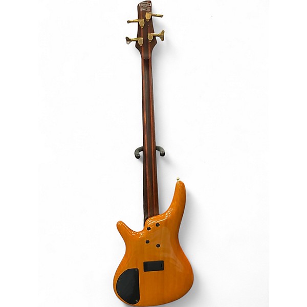 Used Ibanez SR650PB Amber Electric Bass Guitar