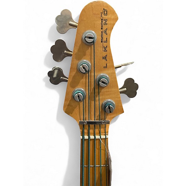 Used Lakland 55-01 Skyline Series 5 String Natural Electric Bass Guitar