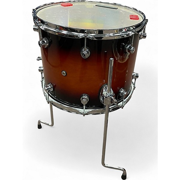 Used DW 4 Piece design series 4 piece sunburst Drum Kit