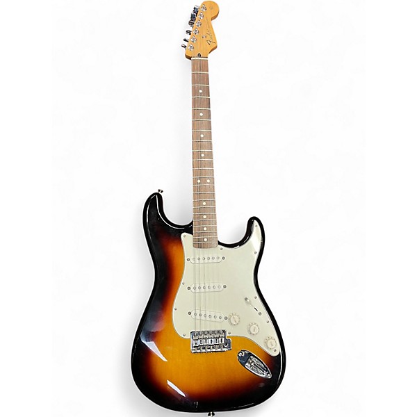 Used Fender Standard Stratocaster 2 Tone Sunburst Solid Body Electric Guitar