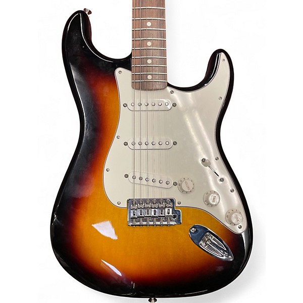 Used Fender Standard Stratocaster 2 Tone Sunburst Solid Body Electric Guitar