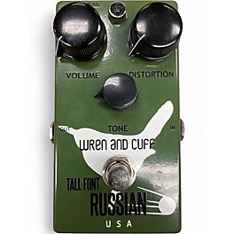 Used Wren And Cuff TALL FONT RUSSIAN Effect Pedal