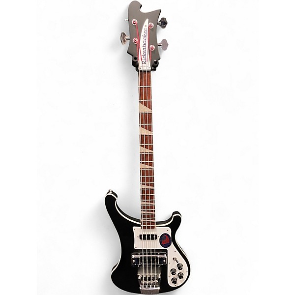 Used Rickenbacker 4003 Jetglo Black Electric Bass Guitar